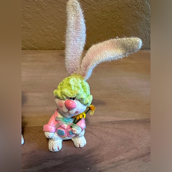 Twin Easter Spring Bunnies - Picture 4 of 6